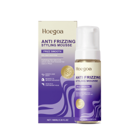 Volumizing Styling Mousse For Curly Hair, Single Bottle 100ML-3.38FL.OZ, Beeswax, Avocado Oil, Curly Hair Styling, Soft And Elastic Curl Styling