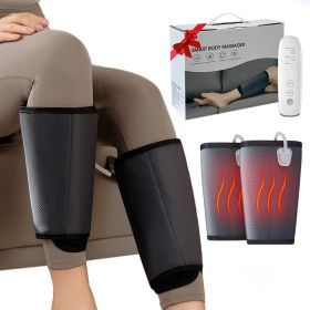 Intelligent Leg Massage Device - 3 Levels Of Pressure And Heat Therapy. Leg Relaxation Therapy Tool. Portable Leg Protection Tech.