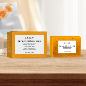 Lemon Turmeric Brightening Soap Gently Cleanses The Skin, Moisturizes, Hydrates And Replenishes Water. It Is A Facial And Body Care Soap