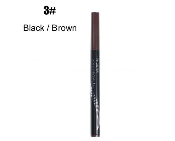 New Long Lasting Ultra-Fine Four-Comb Eyebrow Pencil (Option: 2 pcs Brown)