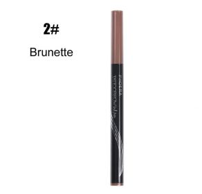 New Long Lasting Ultra-Fine Four-Comb Eyebrow Pencil (Option: 3 pcs Brunette)