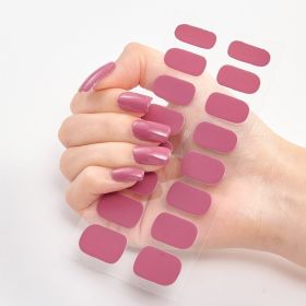 Pure Color 16 Nail Stickers (Option: CS0016-1PC)