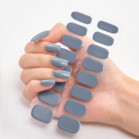 Pure Color 16 Nail Stickers (Option: CS0014-1PC)