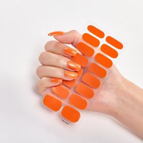 Pure Color 16 Nail Stickers (Option: CS0022-3PCS)