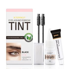 ICONSIGN Eyelash Eyebrow Dye Tint Kit Brow Lamination Mascara Lift Tinting Tattoo Dye Eyes Makeup Tools (Option: Coffee)