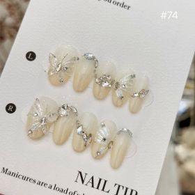 Handmade Wear Armor Fairy Light Luxury Three-dimensional (Option: Short Ellipse-L)