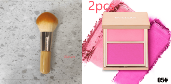 PHOFAY Double-Take Cream & Powder Blush Duo (Option: 1PCS-Set6)