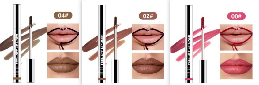 Pull Lip Liner Waterproof Long Lasting And Does Not Fade Lip Lacquer (Option: 3.5ml-Set)