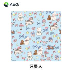 Magical Cloth, Portable Makeup Bag & Camera Bag Stick & Go Design ,One-Piece Makeup, Camera, And IPad Storage, Self-Adhesive, Creative, And Protective (Option: Puppy)