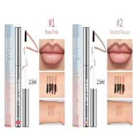 Matte Finish No Stain On Cup Hook Line Lip Stick (Option: 2.5ml-Set2)