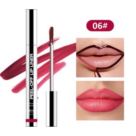 Pull Lip Liner Waterproof Long Lasting And Does Not Fade Lip Lacquer (Option: 3.5ml-06color)