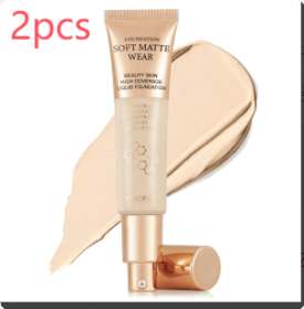 PHOFAY Full Coverage Foundation (Option: 02 2pcs)